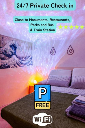 Studio Zen con Parcheggio gratuito e Check In Automatico 24 ore su 24
